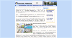 Desktop Screenshot of nashville-apartments.us